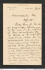 Nachlass Franz Steindachner, Brief von N. Post an Franz Steindachner (25.04.1908), Inv.Nr. 404.10, Seite 1